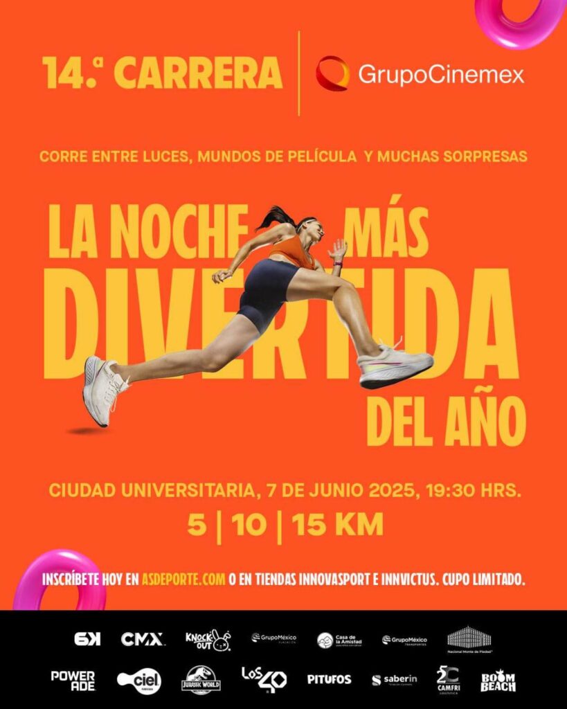 Cuándo es la Carrera Cinemex