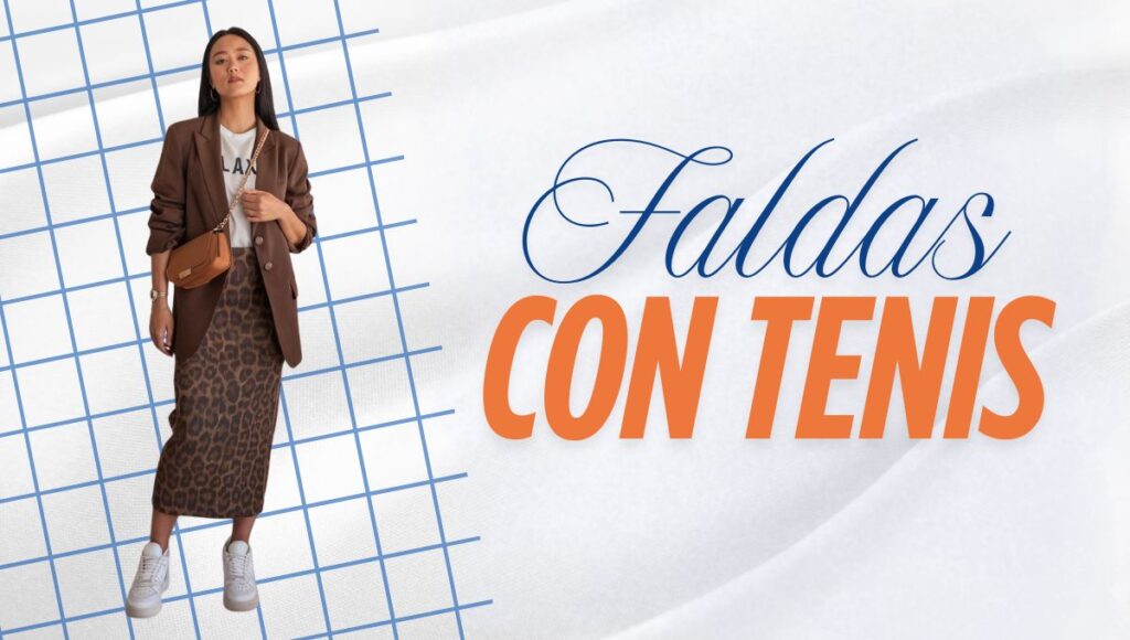 Las recomendaciones para usar falda con tenis y verte elegante