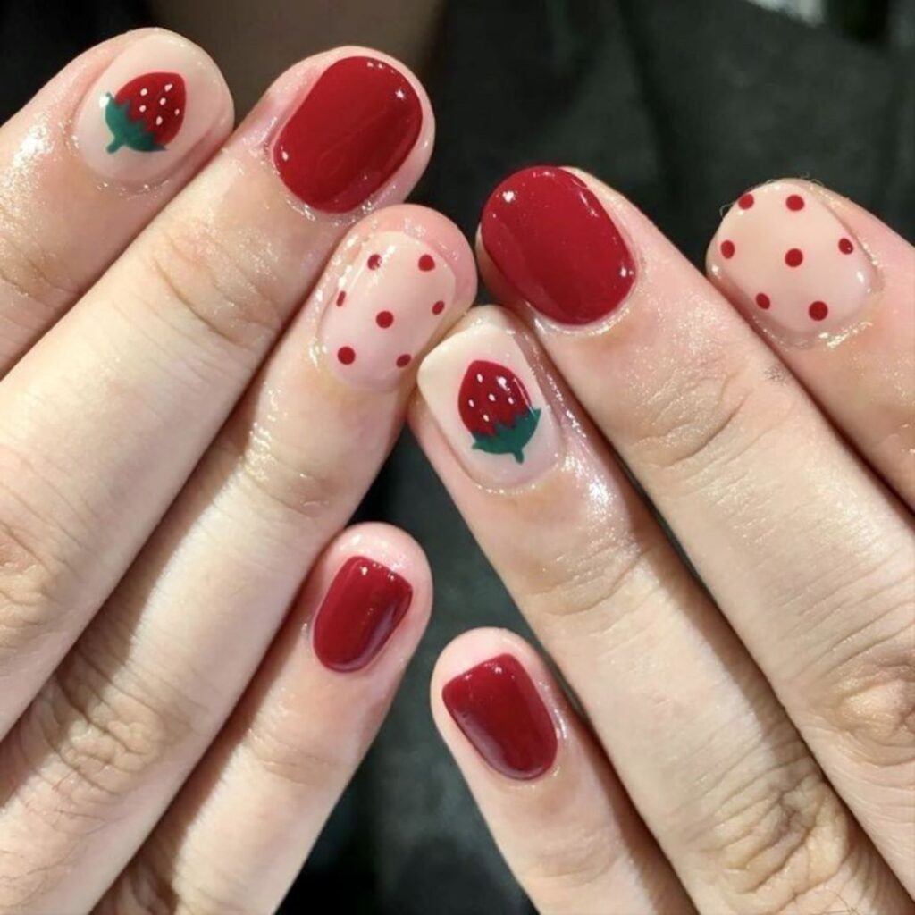 Ideas de manicura afrutada para el verano