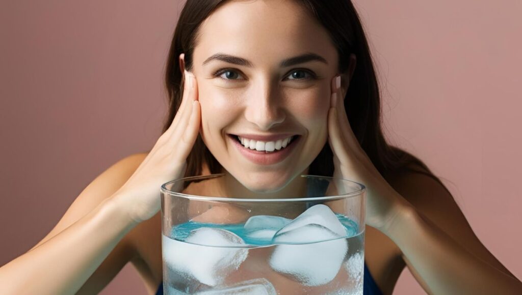 cuáles son los beneficios de meter la cara en agua con hielos