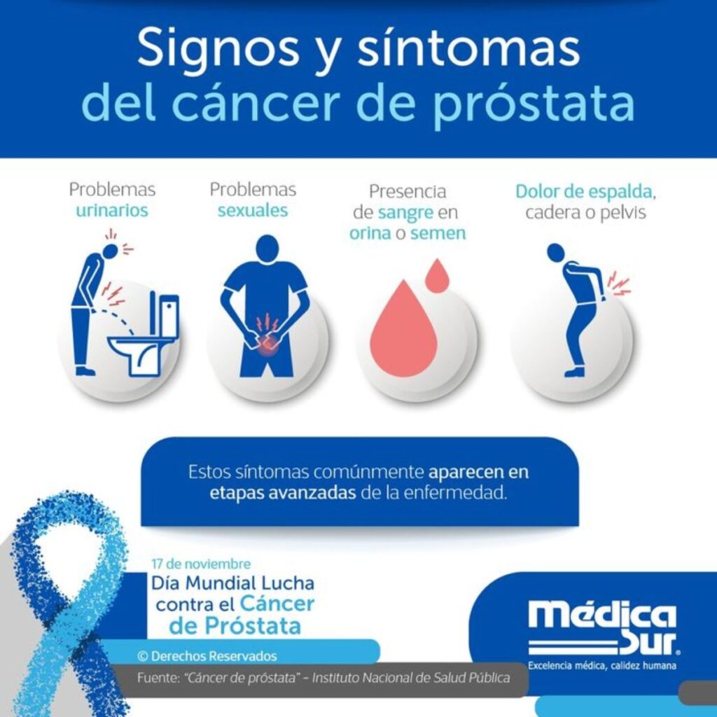 Cuáles son los síntomas del cáncer de próstata avanzado