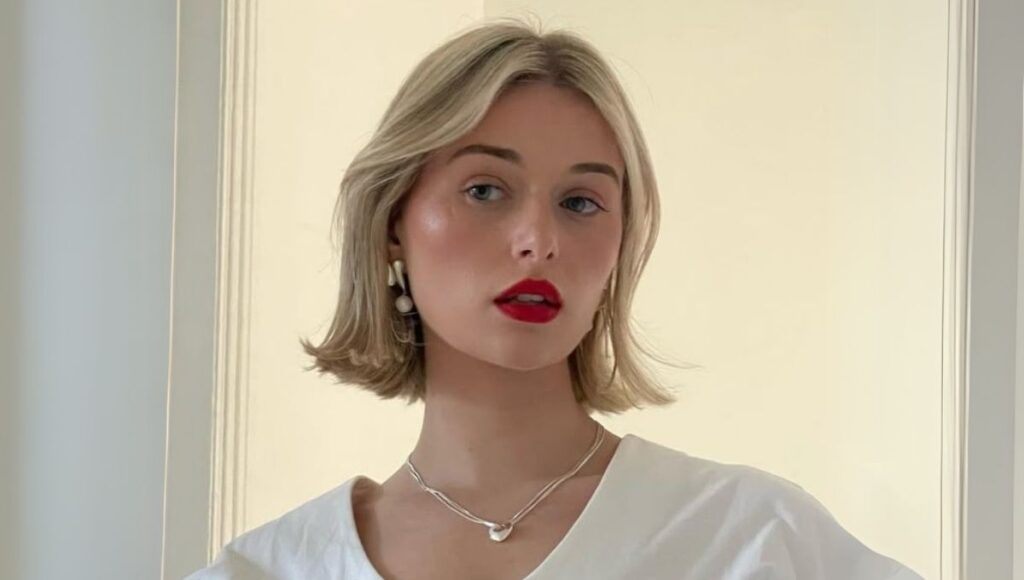 corte de cabello estilo flicked bob