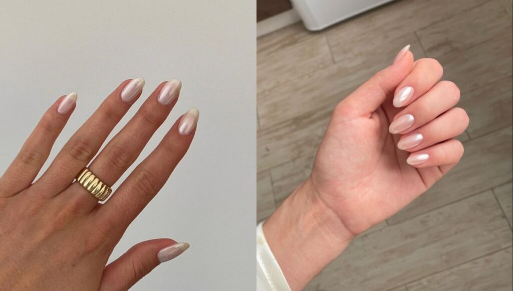 Cómo hacer el efecto nácar en las uñas