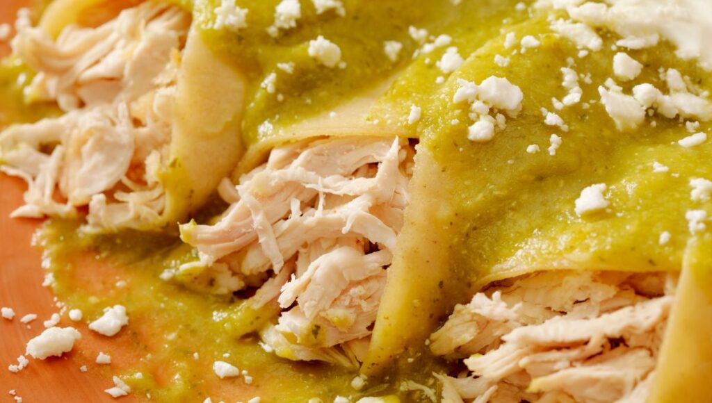 Receta de enchiladas suizas
