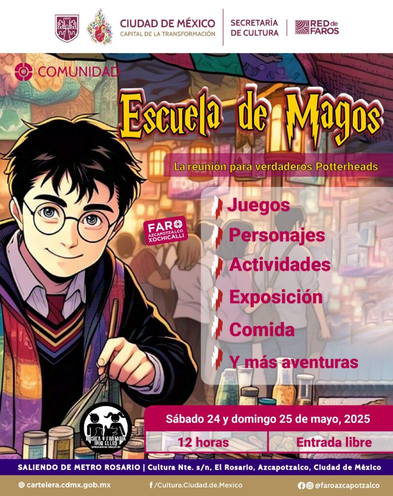 cuándo será la escuela de magos en la cdmx