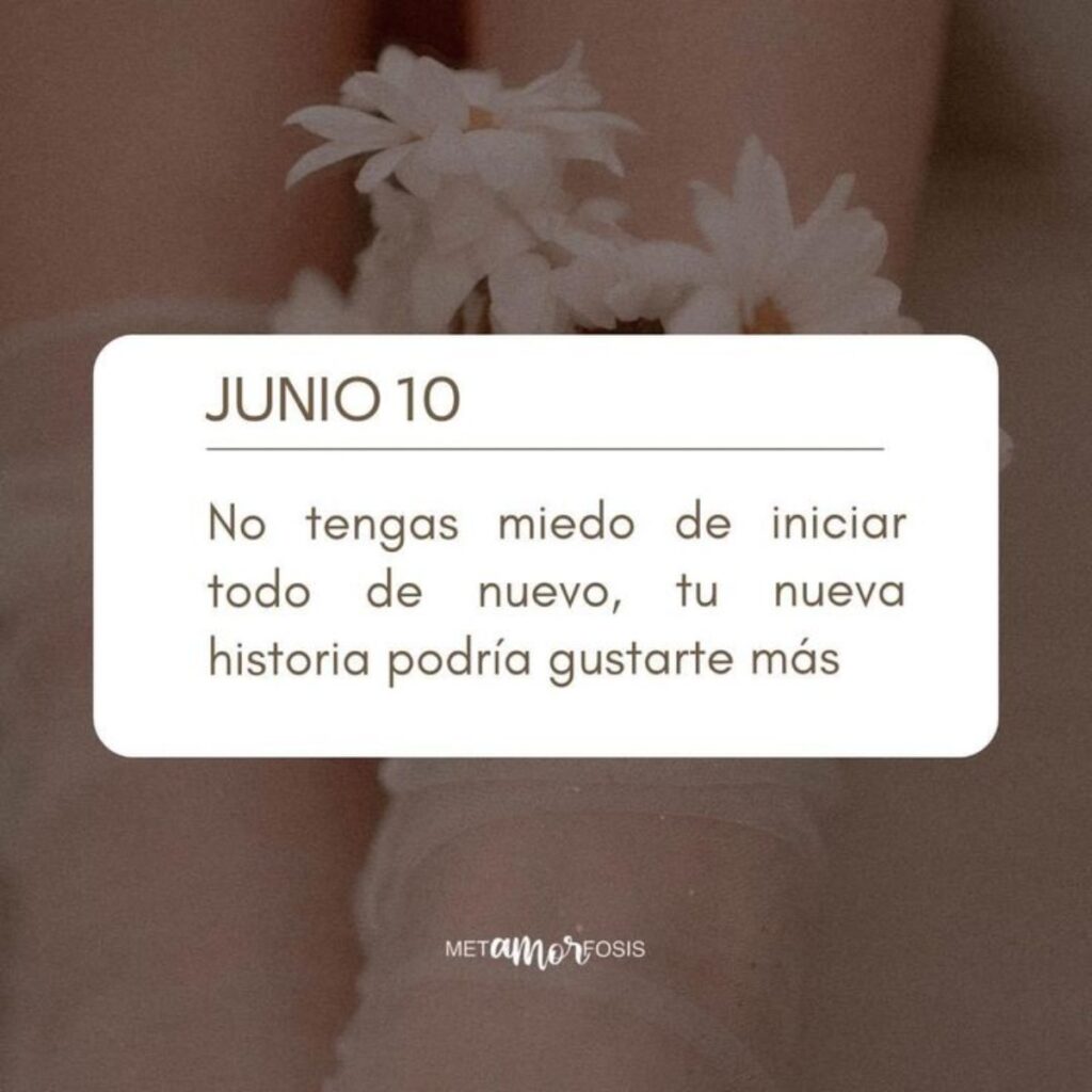 Cuál es una buena frase para junio