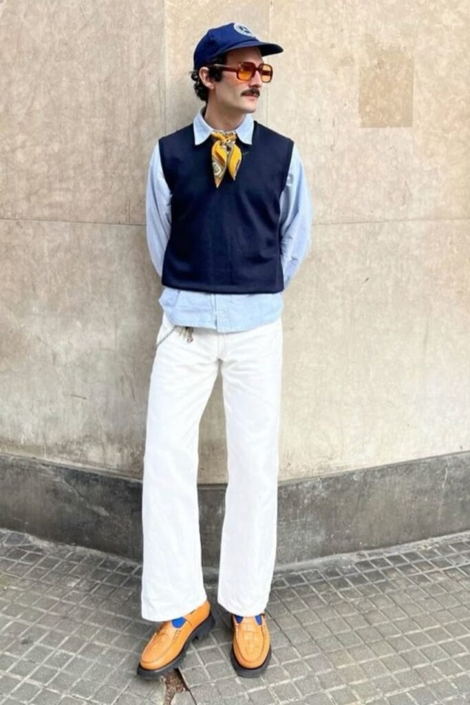 outfits con paliacates para hombre