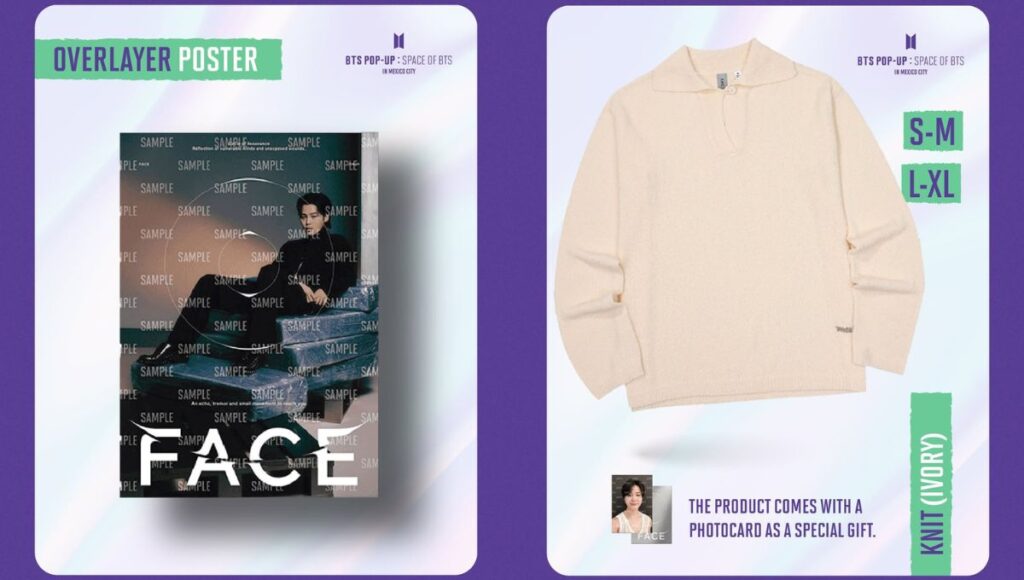 Ubicación y mercancía de la Pop-up store de BTS en México 2025