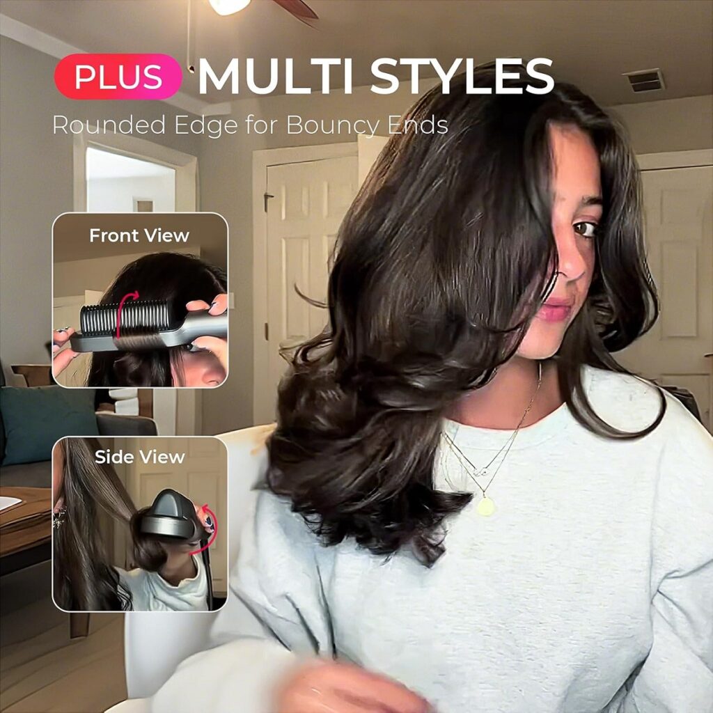 Cepillo para alisar el cabello rápido