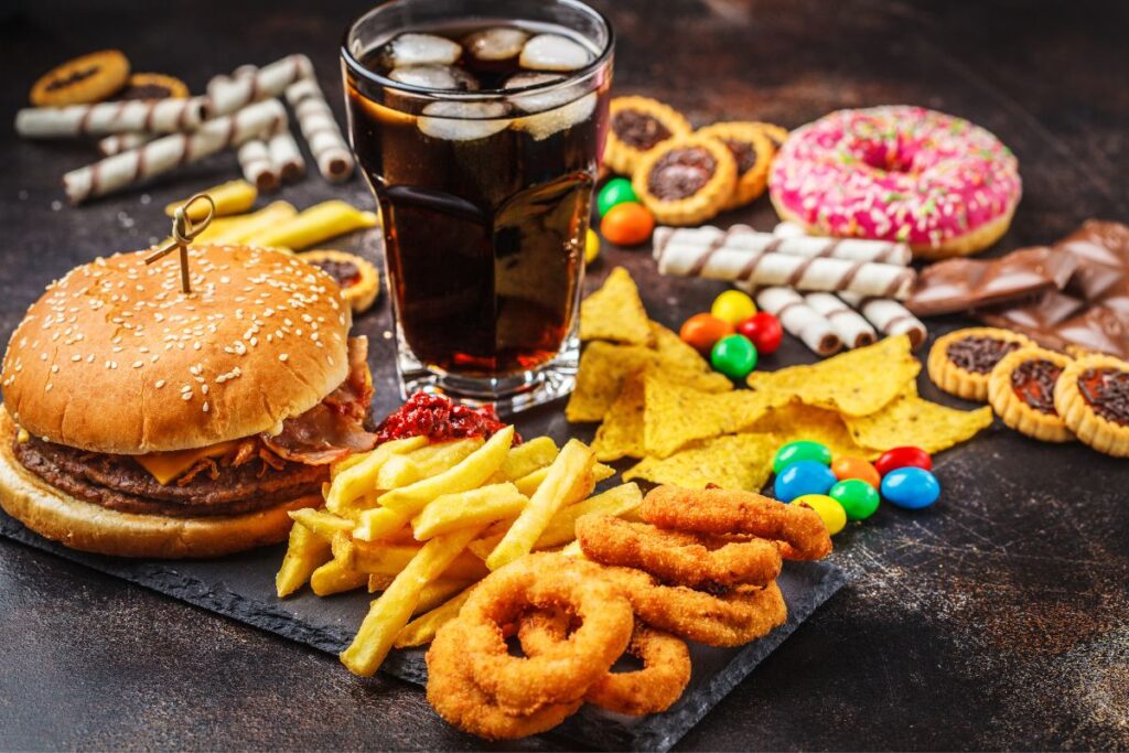 efectos de consumir alimentos chatarra 