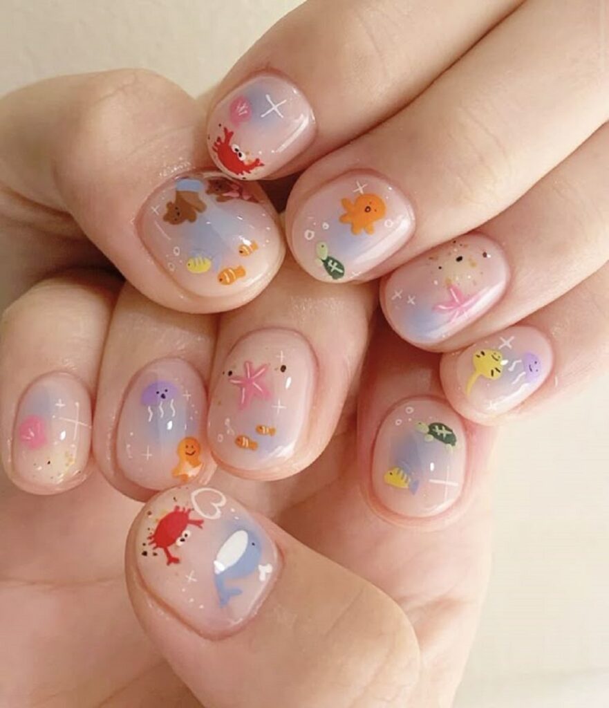 Fisherman core tendencia uñas
