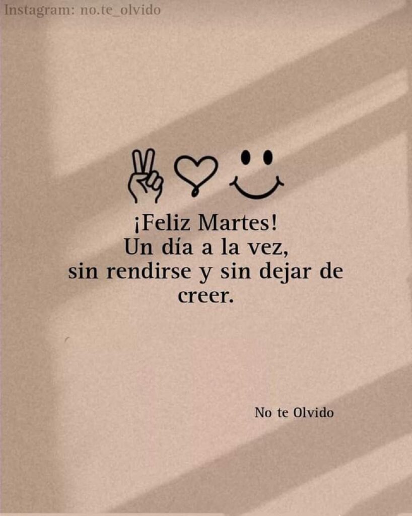Frases inspiradoras para martes