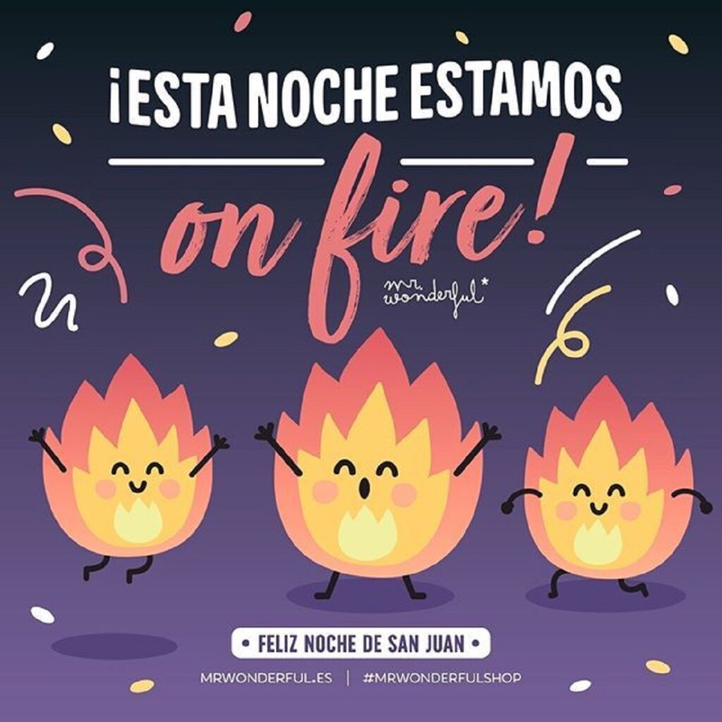 Imágenes con frases celebrar la Noche de San Juan