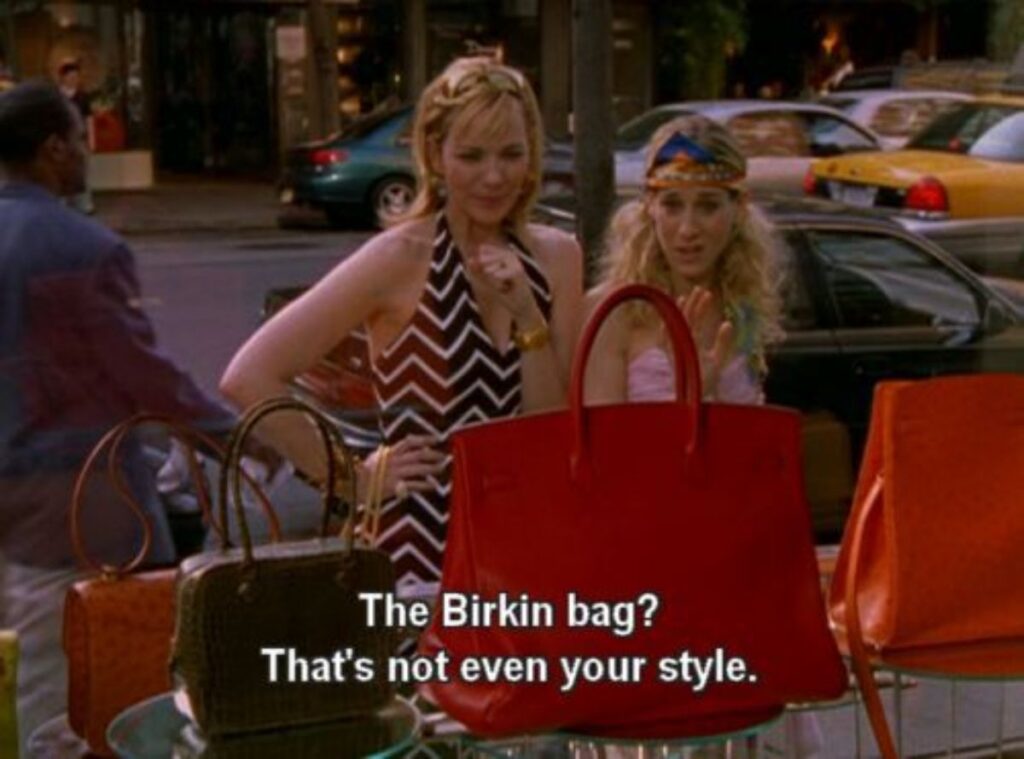 La Birkin Bag de Samantha Jones de Sex in the city