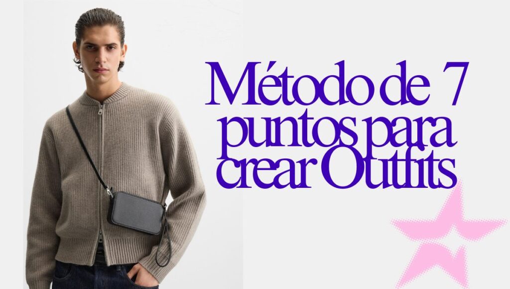 usa el metodo de 7 puntos para armar outfis menos simples