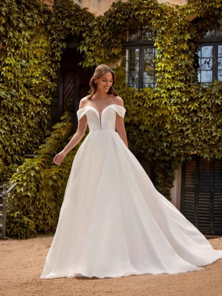 Cuáles son los vestidos de novia corte princesa