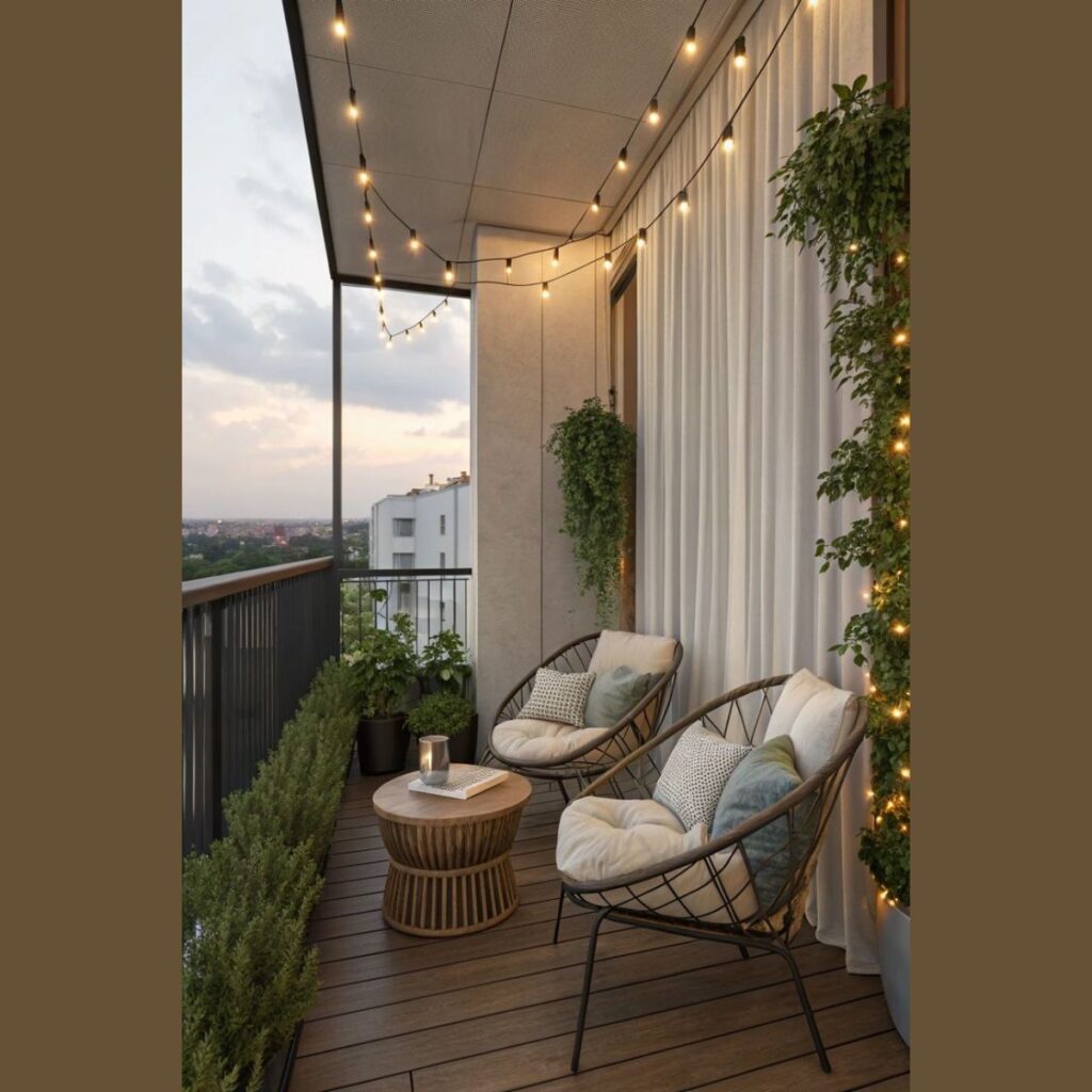 Opciones de decoración para una terraza pequeña