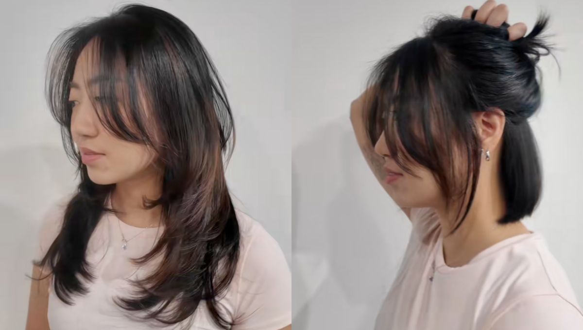 El corte de cabello coreano viral 2 en 1