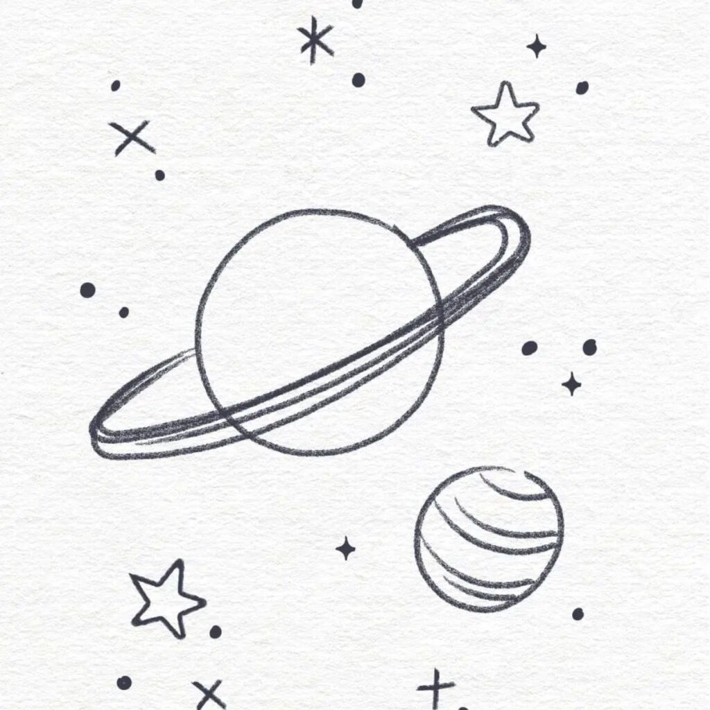 Diseños de dibujos aesthetic para colorear si estás aburrida