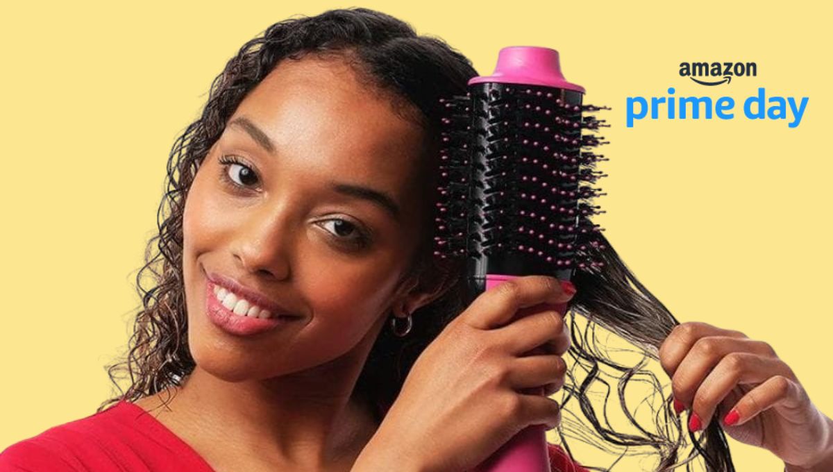 Amazon tiene el cepillo Revlon rosa con descuento por el Prime Day