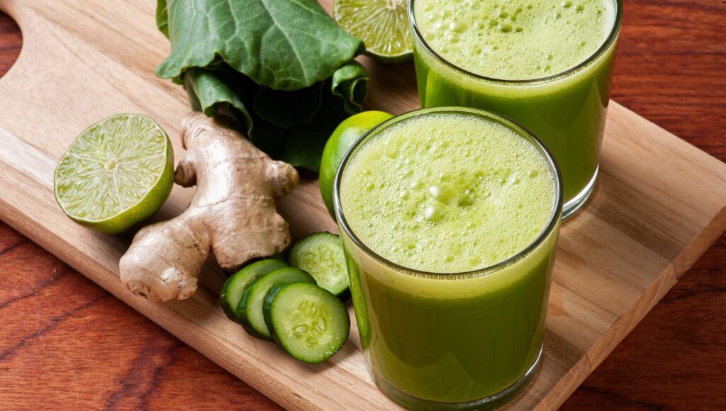 Para qué sirve el jugo verde de Jackson Wang
