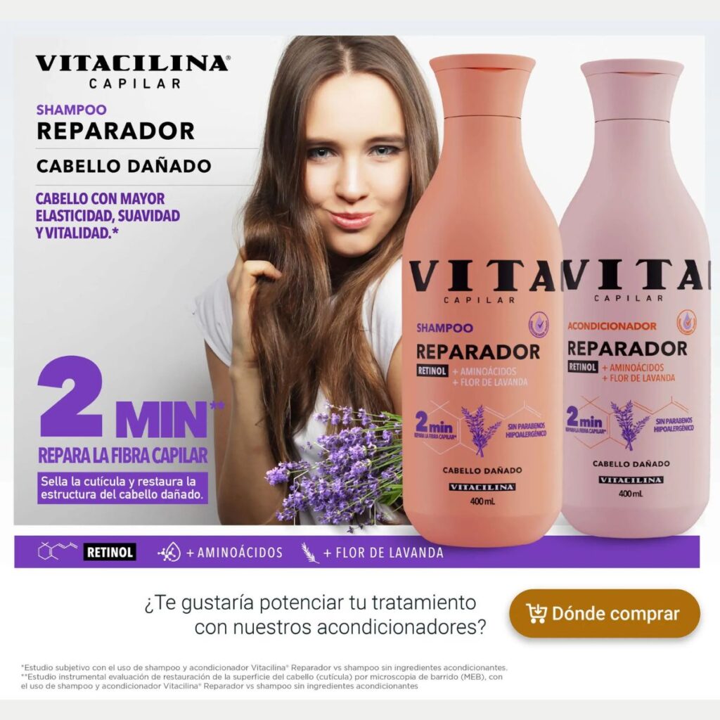 Para qué sirve el shampo de Vitacilina reparador