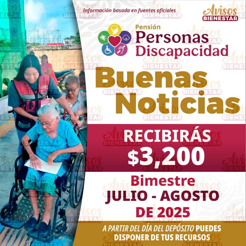 Cuál es la Pensión Bienestar de 3 mil 200 pesos