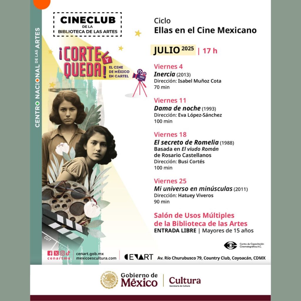 Actividades y eventos en la CDMX del 25 al 27 de julio de 2025