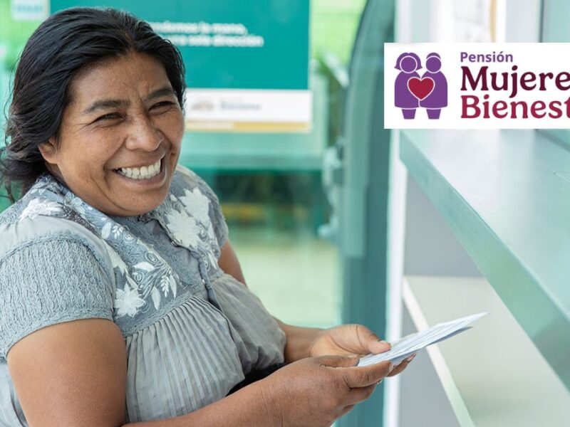 Las iniciales de las últimas mujeres en recibir la Pensión Mujeres con Bienestar