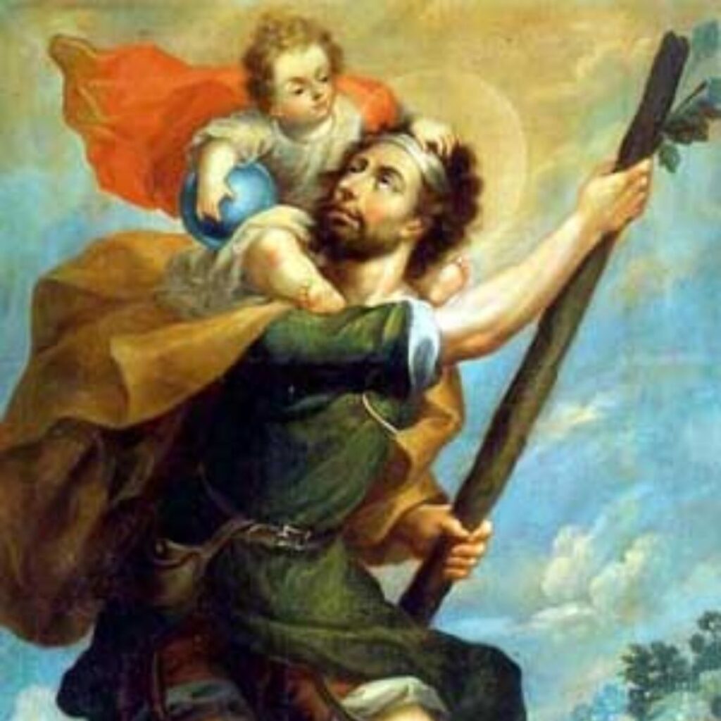 La historia y oración de San Cristóbal de Licia