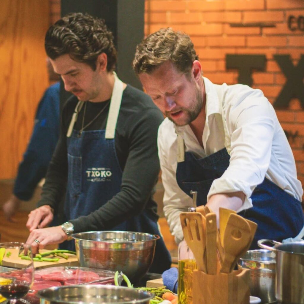 Talleres y precios de las cooking nights de Txoco Cocina Creativa en la CDMX