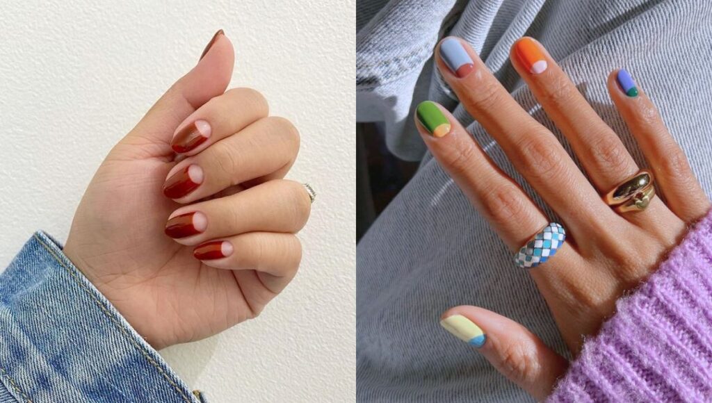 Así te puedes hacer las uñas half moon en casa
