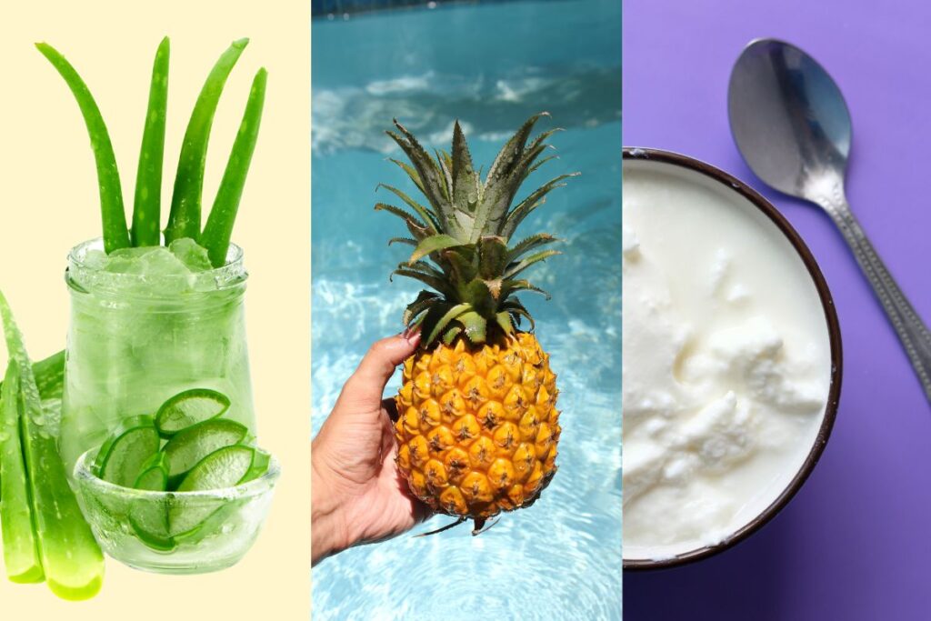 ingredientes para una mascarilla exfoliante casera