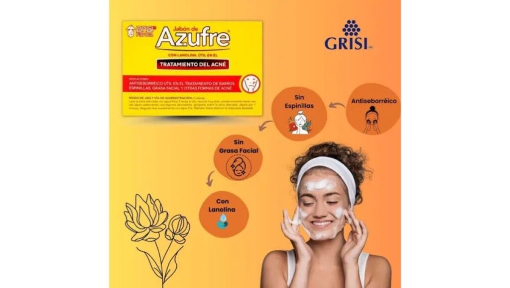 Beneficios del jabón de azufre grisi
