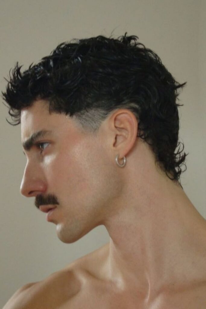 como llevar e corte mullet en hombres segun tipo de rostro