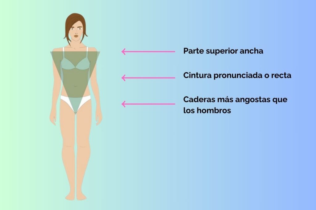 como es un cuerpo de triangulo invertido