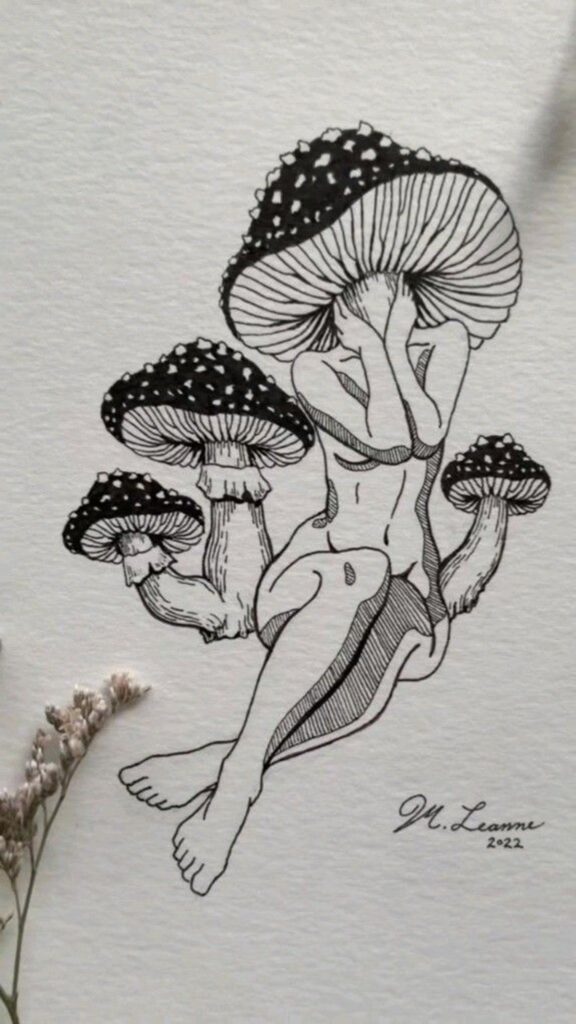 Dibujos chidos de hongos
