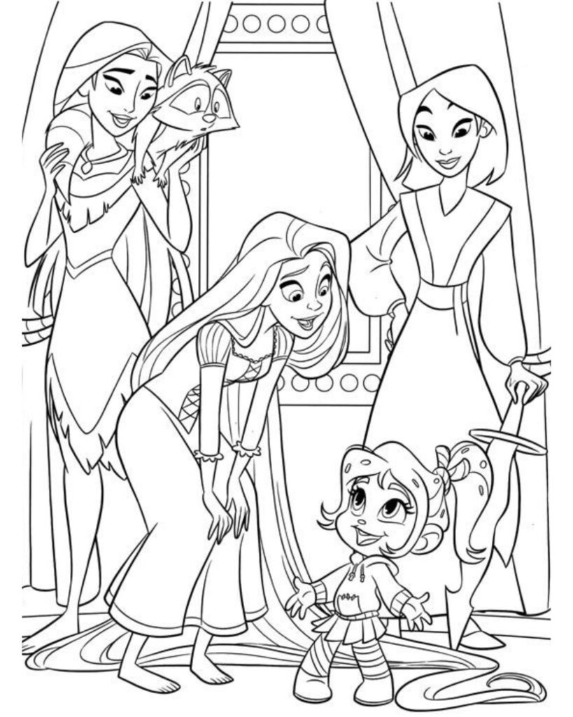 dibujo para colorear de vanelope 