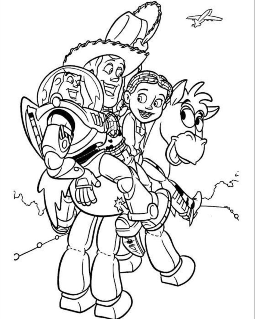 dibujos para colorear de toy story 