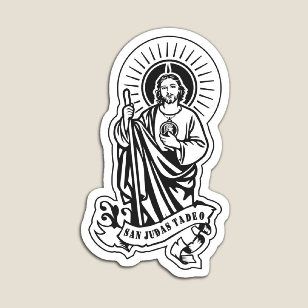 dibujos de San Judas Tadeo pequeños