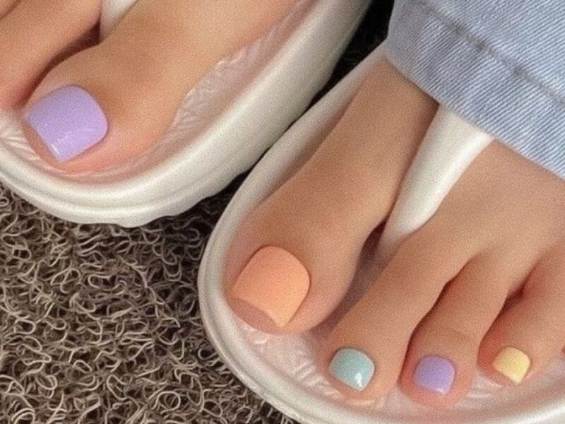 diseños de uñas para los pies