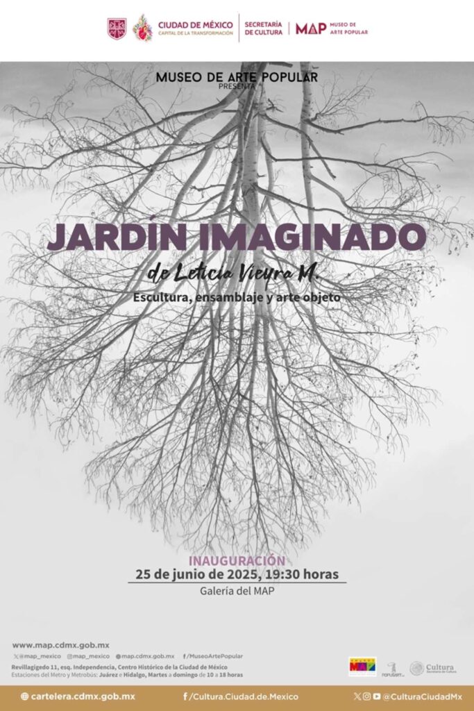 de qué es la exposición Jardín Imaginado