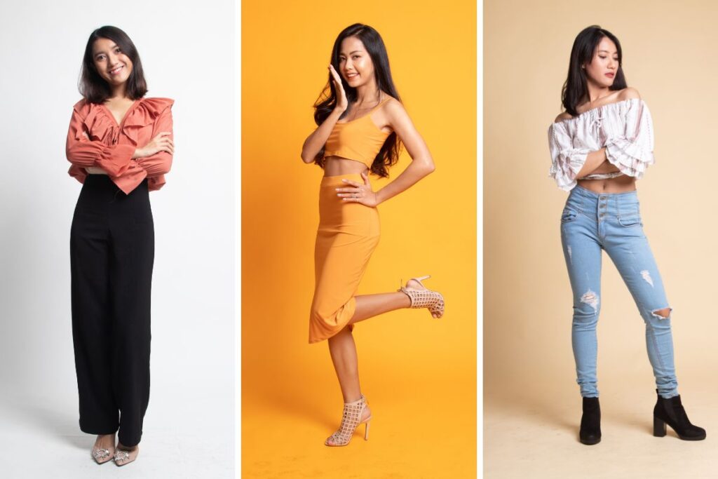 outfits con top cortos 