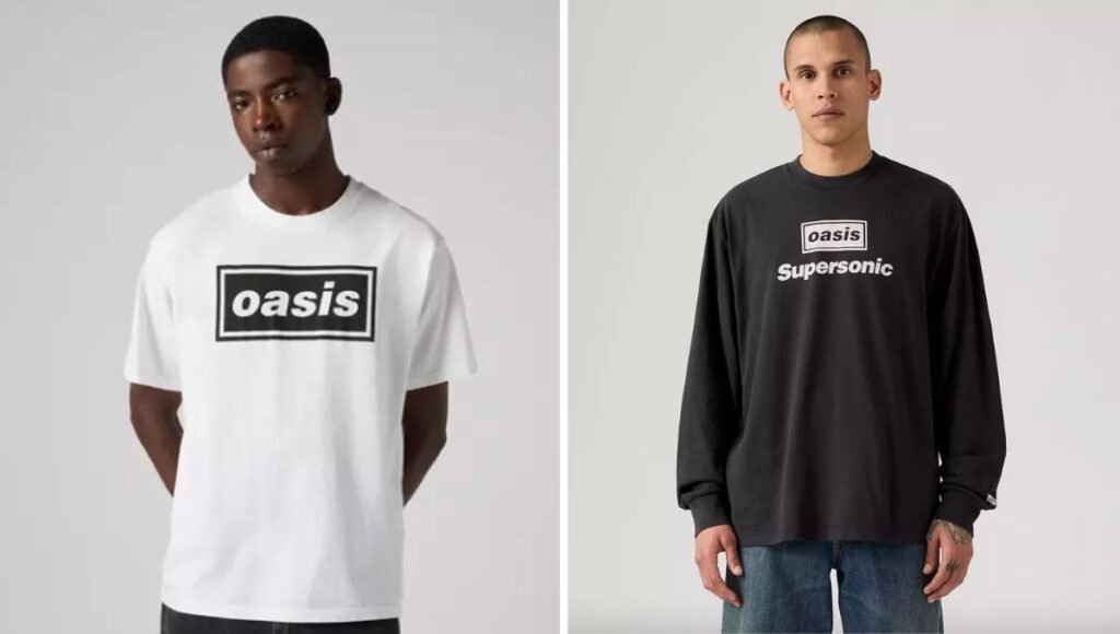 Colección de Levi's x Oasis