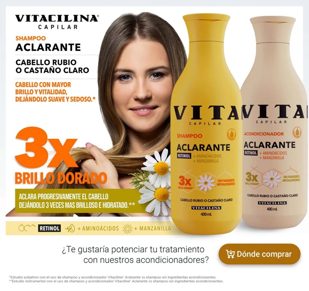 Vitacilina para aclarar el cabello
