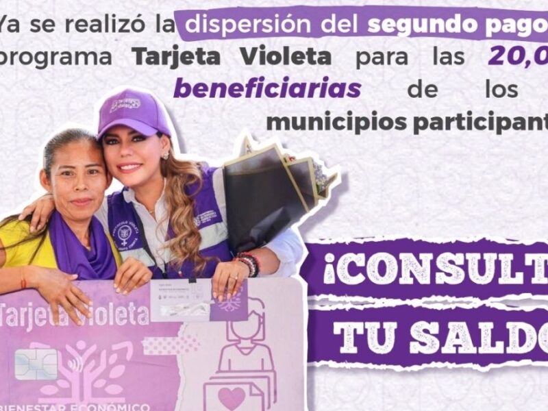 Requisitos y documentos para recibir la Tarjeta Violeta Bienestar