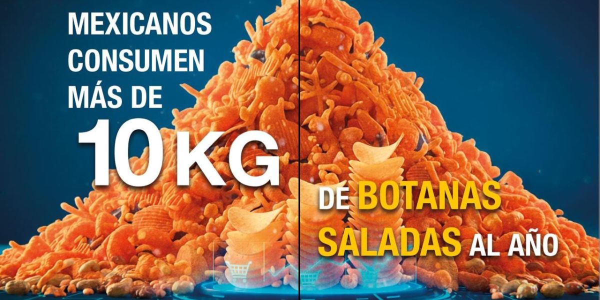 10 kilos de botana salada al año