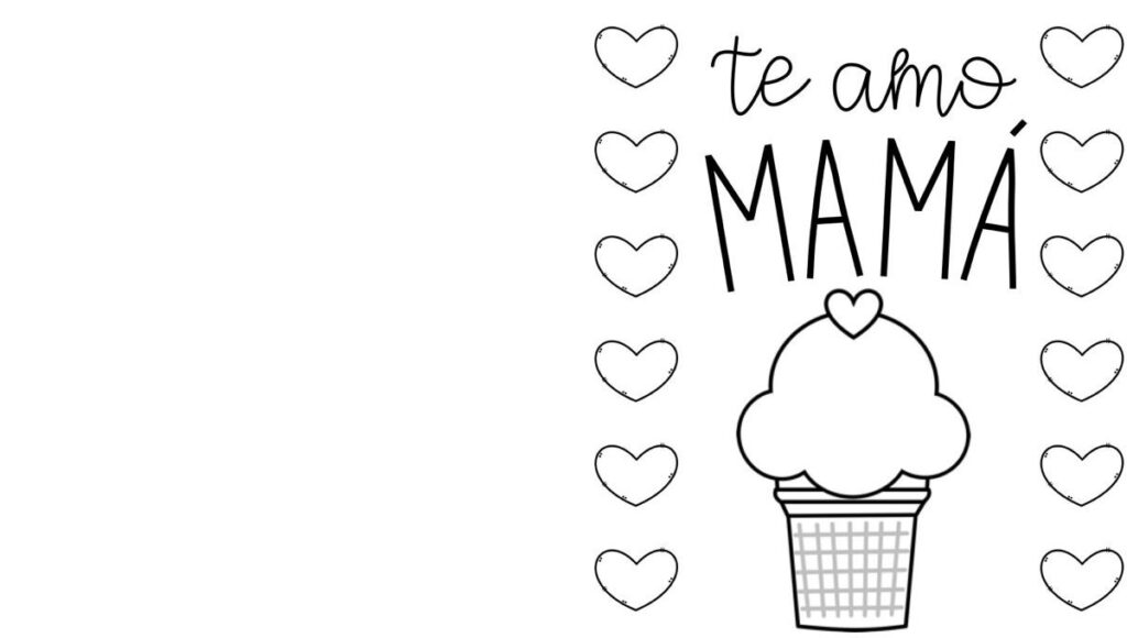 Plantillas bonitas con dibujos para tarjetas para el Día del Amor y la Amistad 2026