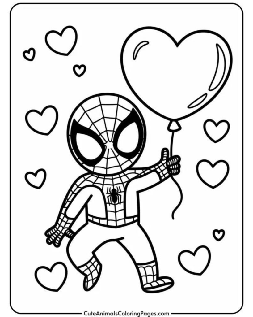 Plantillas bonitas con dibujos para tarjetas para el Día del Amor y la Amistad 2026