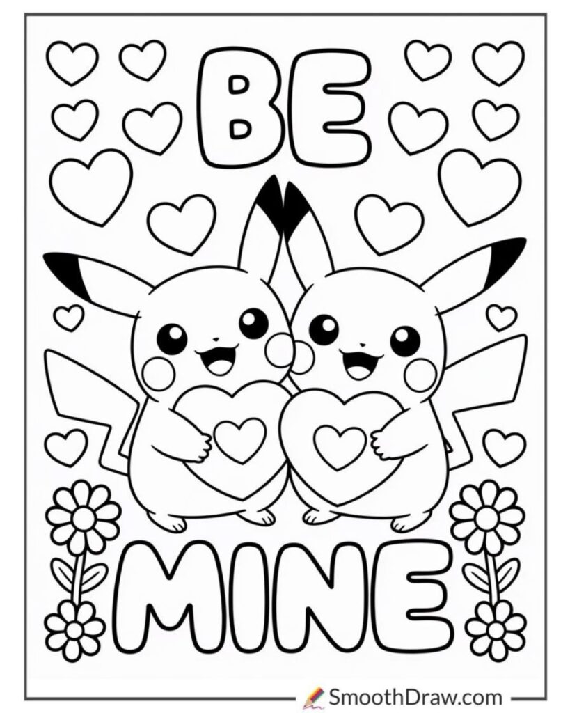 Plantillas bonitas con dibujos para tarjetas para el Día del Amor y la Amistad 2026
